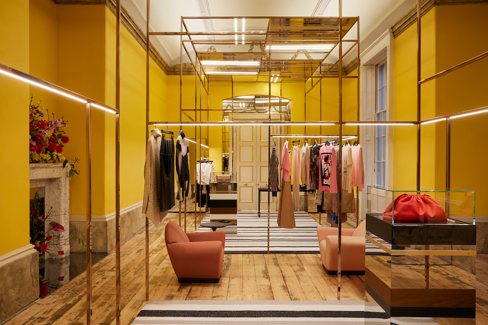 Browns Brook Street London luxury retail store with bespoke LED architectural lighting design